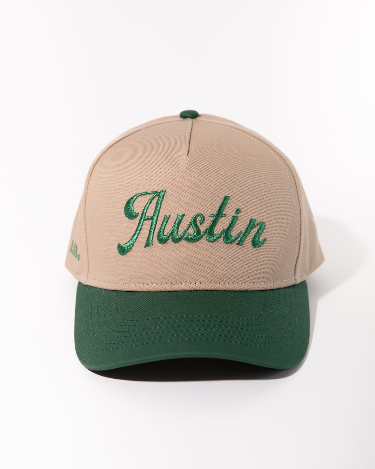 Forest Green "Austin" Canvas Trucker Hat