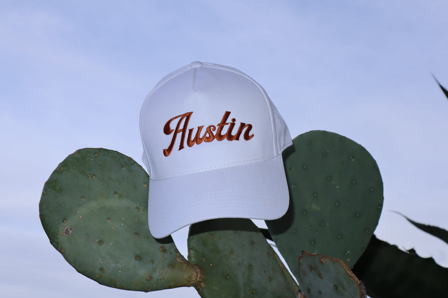 Longhorn Orange "Austin" Canvas Trucker Hat