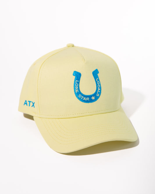 Butter Lucky Horseshoe Canvas Trucker Hat