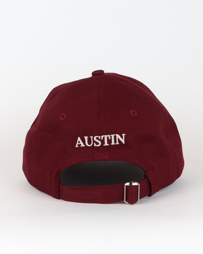 Burgundy Cowboy Dad Hat