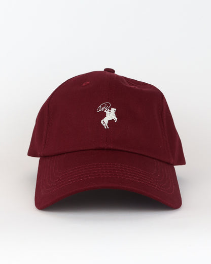 Burgundy Cowboy Dad Hat