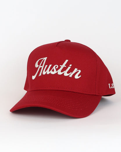 Oxblood 'Austin' Trucker Hat