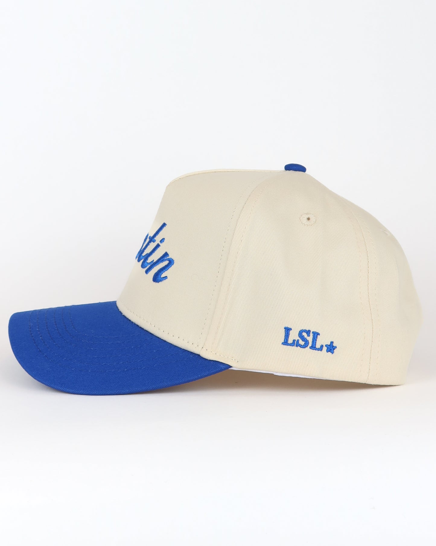 Cobalt / Cream 'Austin' Trucker Hat