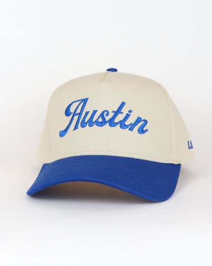 Cobalt / Cream 'Austin' Trucker Hat