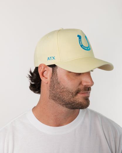 Butter Lucky Horseshoe Canvas Trucker Hat