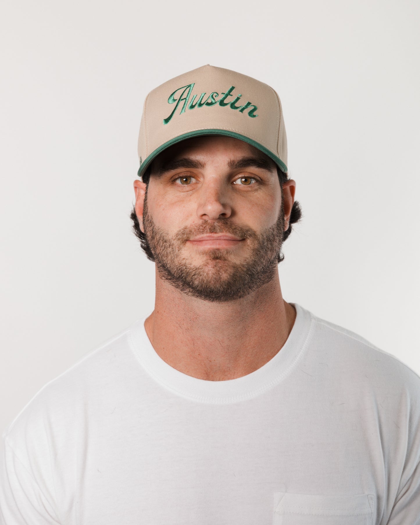 Forest Green "Austin" Canvas Trucker Hat