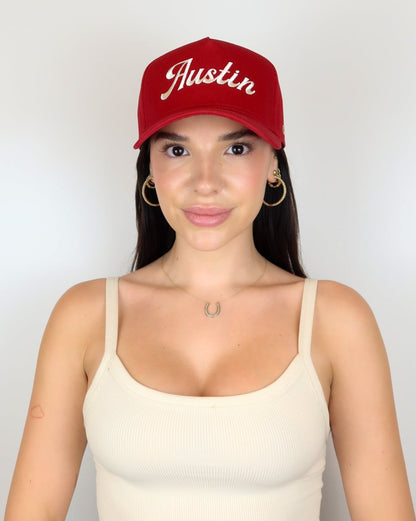 Oxblood 'Austin' Trucker Hat