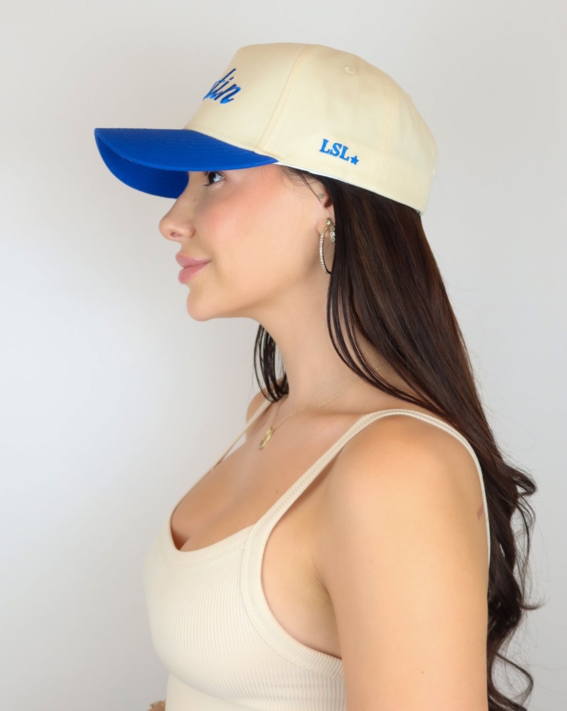 Cobalt / Cream 'Austin' Trucker Hat