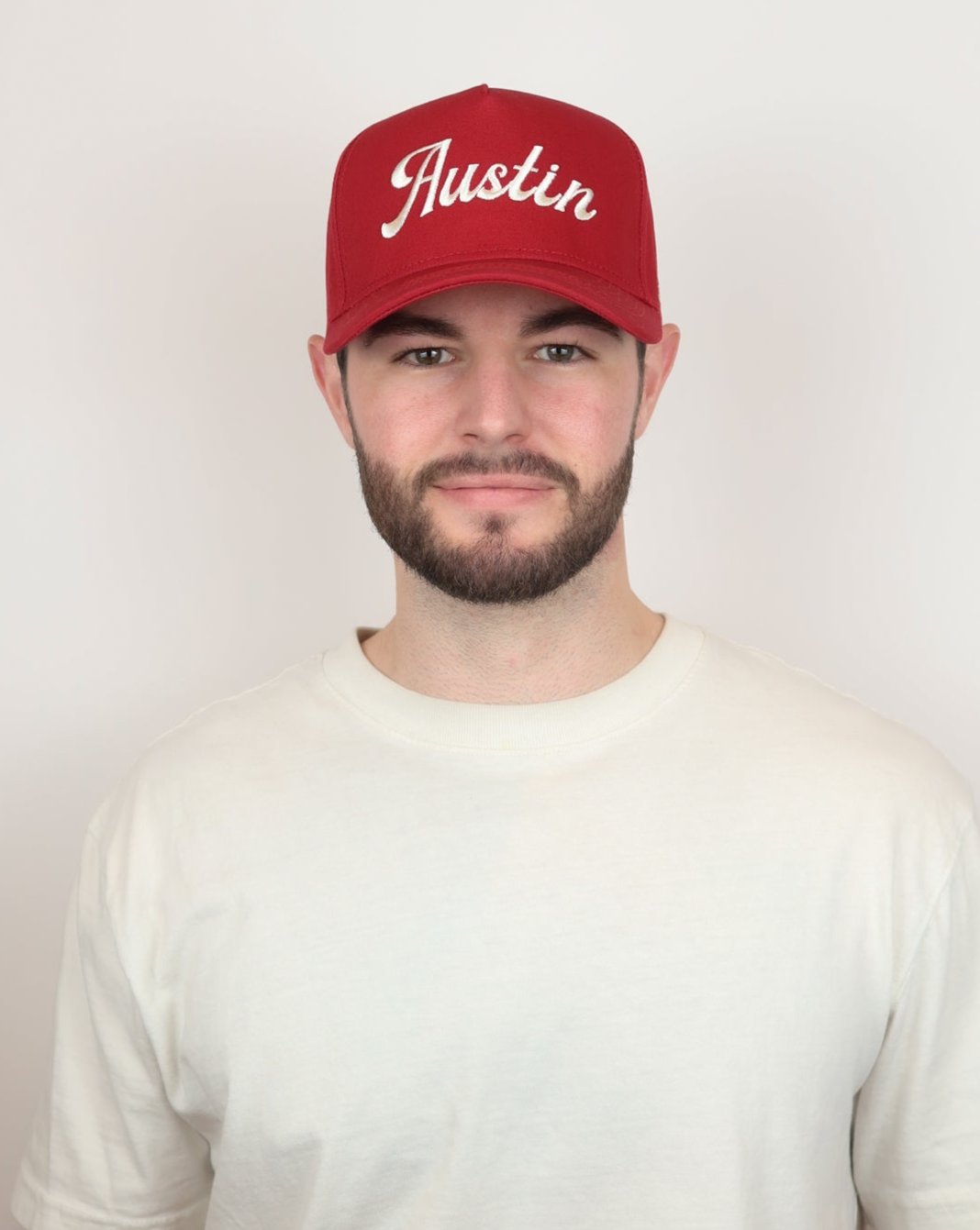 Oxblood 'Austin' Trucker Hat